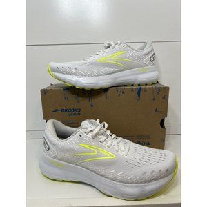 Brooks Glycerin 20 Men’s Size 8 Running Shoes White/Neon Green NEW